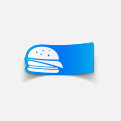 realistic design element: sandwich