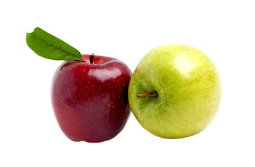 Apples isolated on white background
