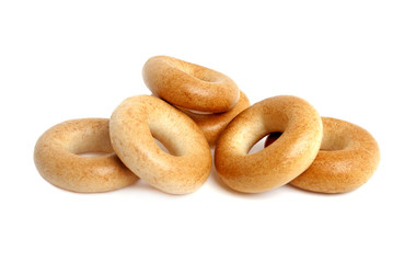 Bagels isolated on a white background