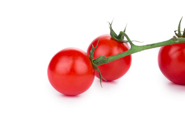 Close up of cherry tomatoes.