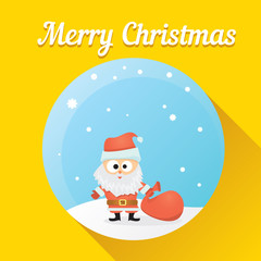 Vector illustration for christmas card design.