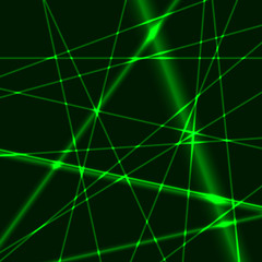 Green laser background