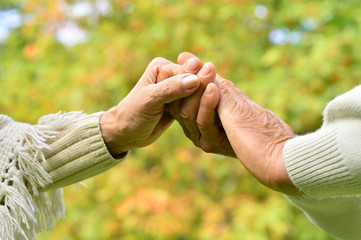Hands held together