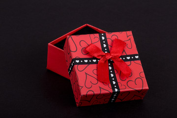 gift box on black