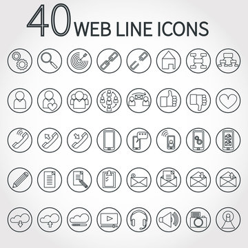 40 webLine Icon