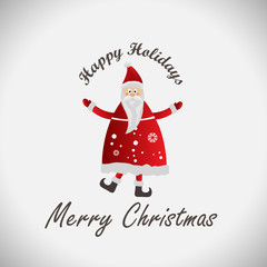 Santa Claus Background - Vector Illustration