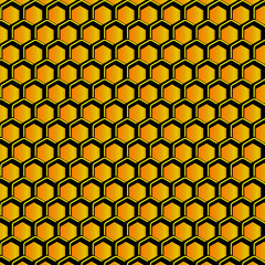 Stylized honeycomb