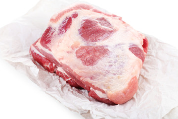 Raw meat close-up