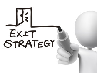 exit strategy words written by 3d man