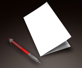 Brief Kugelschreiber R