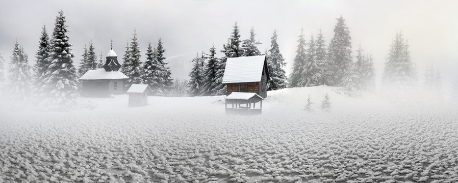 Fototapeta  lonely monastery