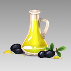 Black olive oil