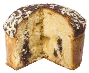 christmas cake isolated