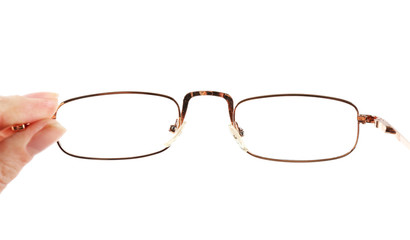 Eye glasses isolated on white