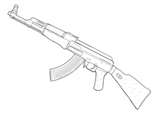 Weapon AK 47