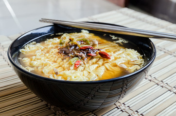 asian noodle soup