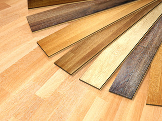 New oak parquet