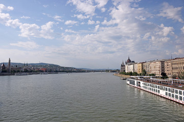 Danube river Budapest cityscape Hungary