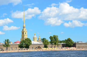 Санкт-Петербург, Петропавловская крепость летом