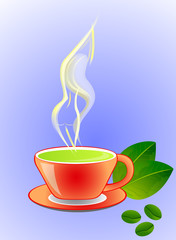 Cup of green coffee for weight loss