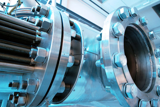 Industrial zone, Steel pipelines and valves