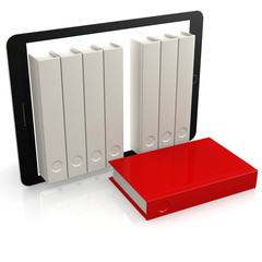 Red book out of tablet