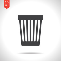 Vector basket icon. Eps10