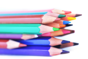 coloured pencils