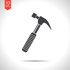 Vector  hammer icon. Eps10