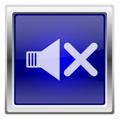 Obraz premium No sound icon