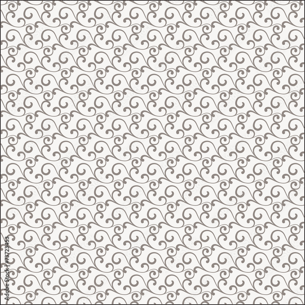 Poster repeating abstract background with curl