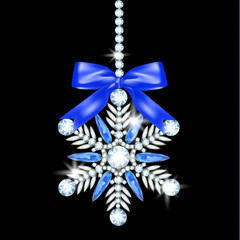 Diamond snowflake