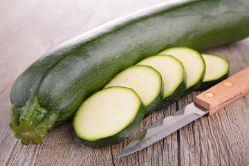 raw zucchini