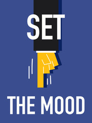 Word SET THE MOOD
