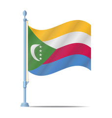 Comoros flag vector