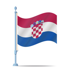 Croatia flag vector