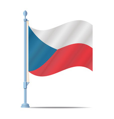 Czech  flag vector