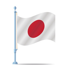 japan flag vector