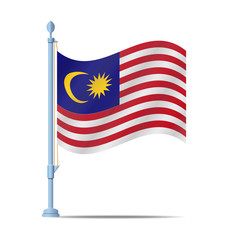 Malasya flag vector