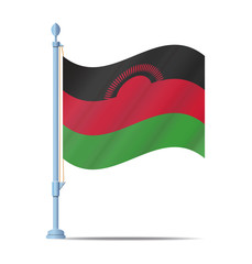Malawi flag vector