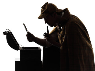 sherlock holmes and the open safe silhouette