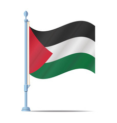 Palestine flag vector