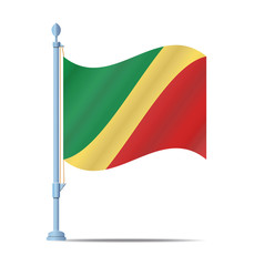 Republic of the Congo flag vector
