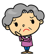 SDシニア女性　困る