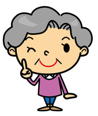 SDシニア女性　ポイント