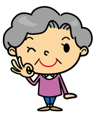 SDシニア女性