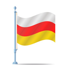 South Ossetia flag vector