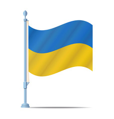 Ukraine flag vector