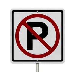 No Parking Allowed Sign