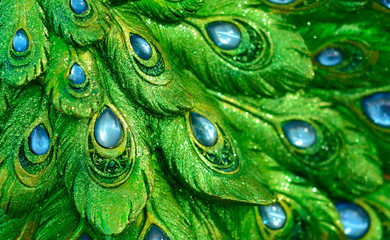 Photos emerald peacock sculpture classes.